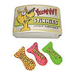 Yeowww! Tin of Stinkies Catnip Sardines Cat Toy  Yeowww!